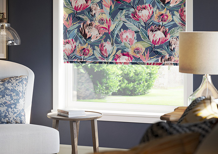 Ophelia, Midnight - Twist&Fit Roman Blind - Image 5